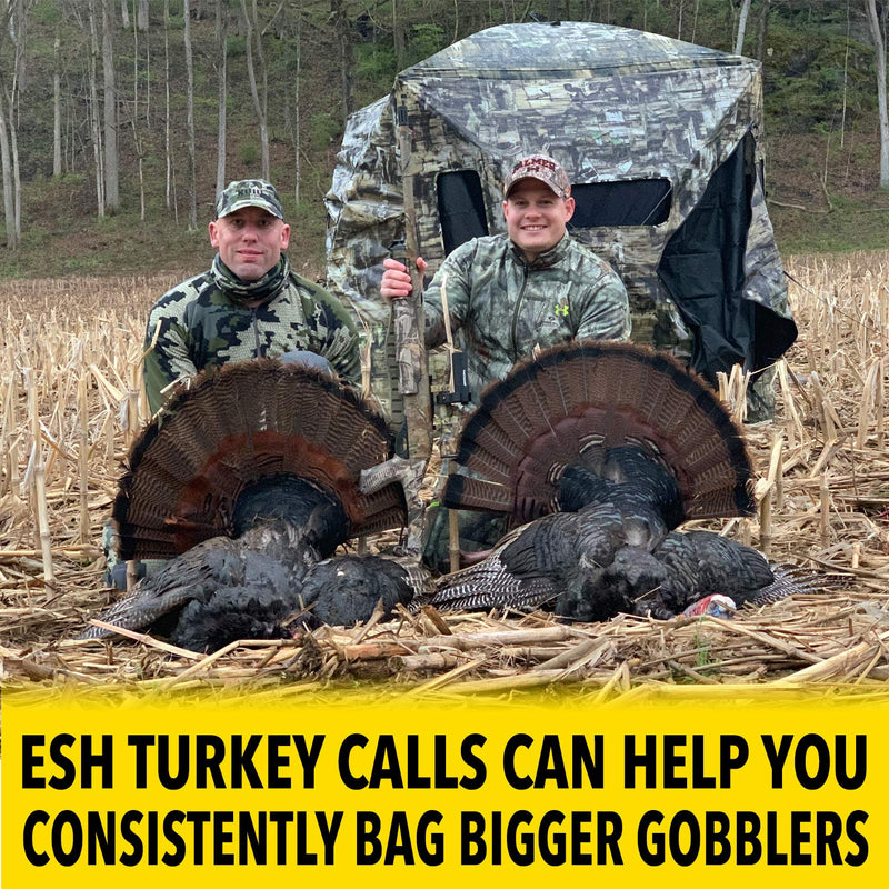 [Australia - AusPower] - ESH Turkey Mouth Calls - Must-Have Turkey Hunting Accessories - Foolproof Diaphragm Calls with Realistic Turkey Sounds for Beginner and Pro Hunters 