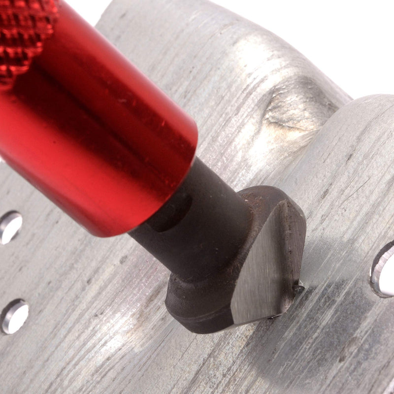 [Australia - AusPower] - AFA Tooling Deburring Tool with 10 High-Speed Steel Rotary Burr Removal Blades and 2 Countersink Hand Reamers Deburring Tool + 2 Reamers + 10 Blades 