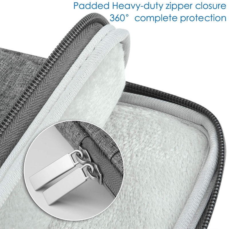 [Australia - AusPower] - CCPK Laptop Sleeve for 13 Inch MacBook Air Pro M1 Hp 14 Inch Laptop Case Cover Chromebook Pavilion x360 Stream 14" ASUS Acer Lenovo 14in Computer Bag with Handle Waterproof Canvas Briefcase Black Grey 13 inch / 14 inch Narrow Bezel Laptop Black Gray 