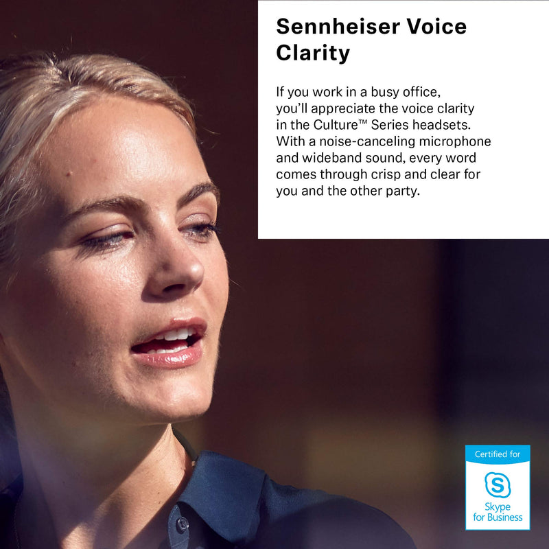 [Australia - AusPower] - Sennheiser SC 30 USB ML (504546) - Single-Sided Business Headset | For Skype for Business | with HD Sound, Noise-Cancelling Microphone, & USB Connector (Black) 