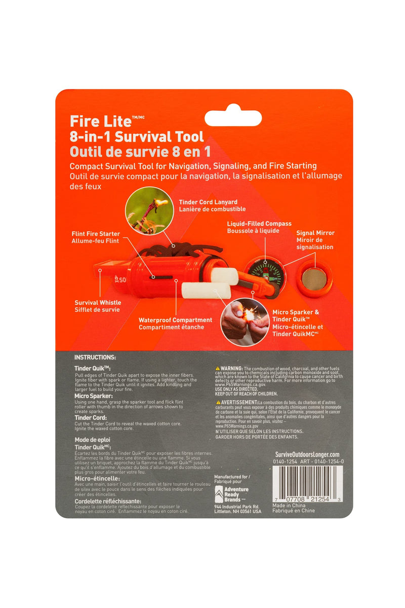 [Australia - AusPower] - SOL Fire Lite 8-in-1 Survival Tool - (Pack of 2) 