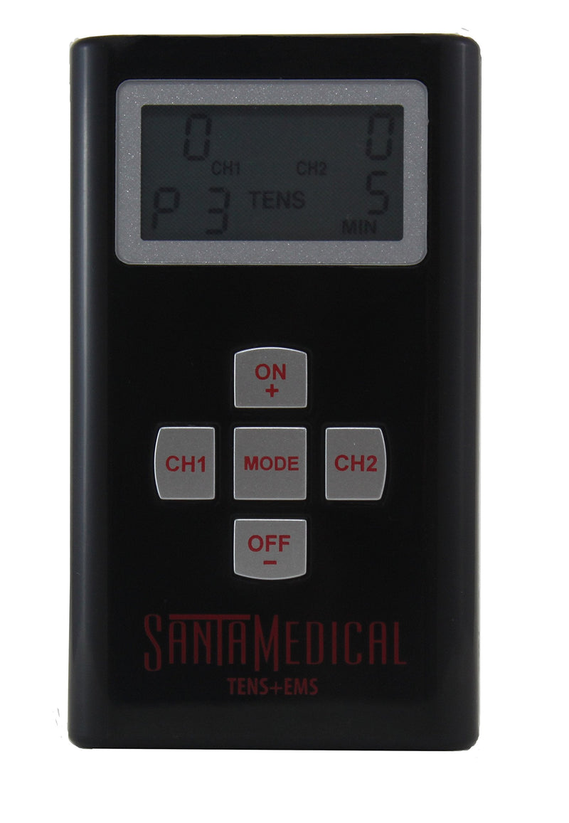 [Australia - AusPower] - Santamedical Dual Channel TENS Unit/EMS Unit Electrotherapy Pain Relief Device 