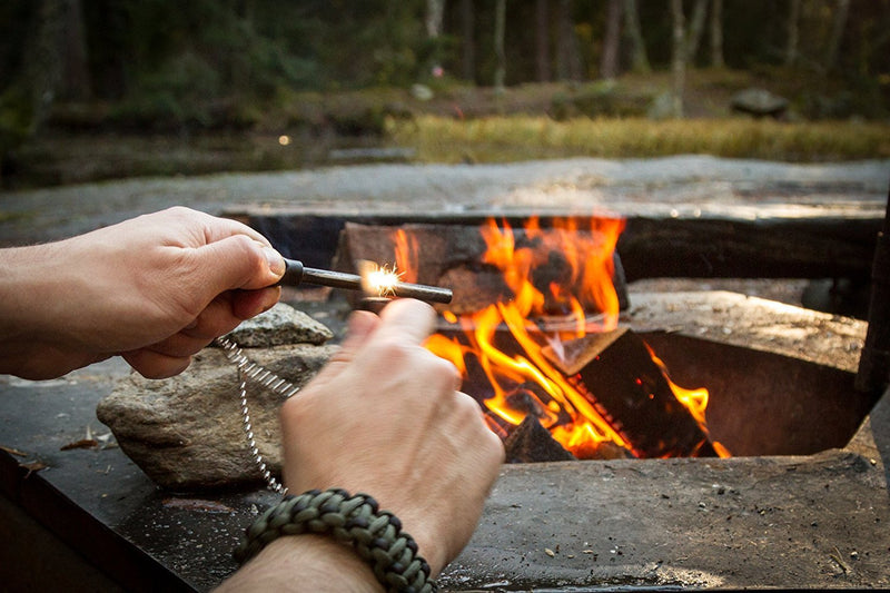 [Australia - AusPower] - The Friendly Swede Fire Starter for Survival - Ferro Rod Fire Starter Sticks, Easy Grip Flint and Steel Striker for Camping and Emergency (2 Pack) 2-Pack 