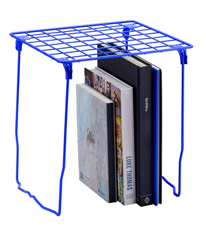 [Australia - AusPower] - LockerMate Stac-A-Shelf Locker Shelf, Stackable, Extra Tall, Fits Standard Size School Lockers, Blue 