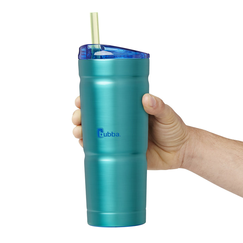 [Australia - AusPower] - bubba Envy S Vacuum-Insulated Stainless Steel Tumbler with Straw, 24 oz., Island Teal 24oz No Handle 