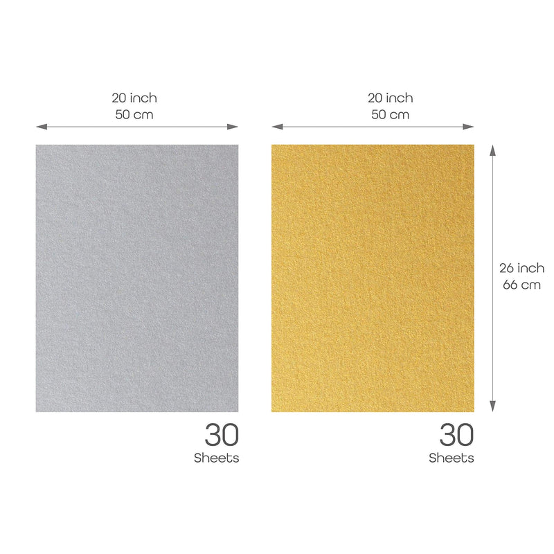 [Australia - AusPower] - UNIQOOO 12Pcs Metallic Gold Silver Polka Dots Wine Gift Bag w/Tag and 60 Sheets Metallic Gold & Silver Gift Tissue Paper Bundle 