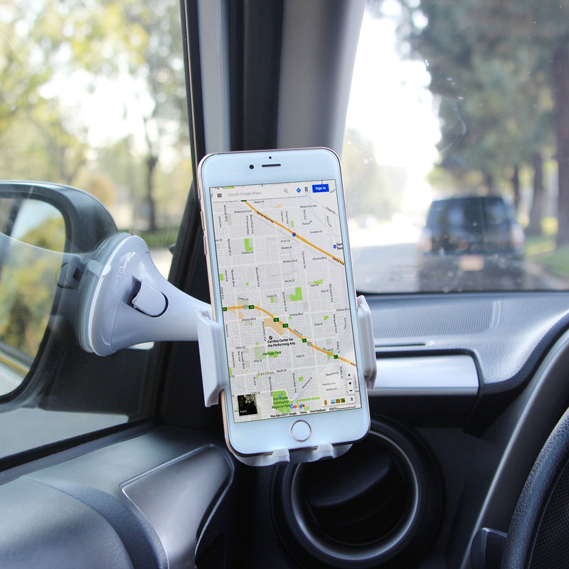 [Australia - AusPower] - Cellet PH675BK Windshield Car Phone Holder Mount, Universal Compatibility including Samsung Note 8 Galaxy S8/Plus/S7/Edge/S6/ S6 Edge Plus, iPhone X/8/8 Plus/6/6s Plus/5/5s, LG G5/G4, HTC 10 Black Phone Craddle Mount 