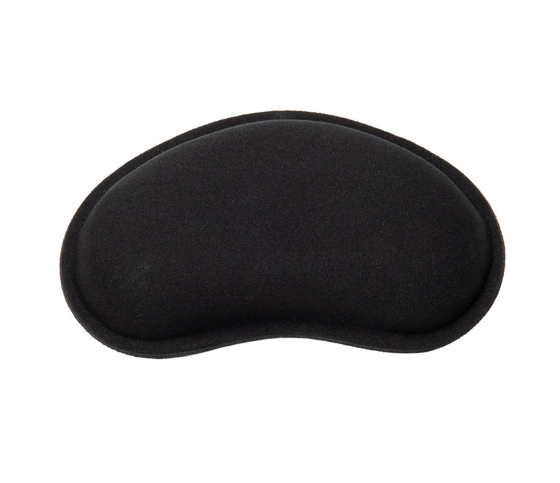 [Australia - AusPower] - Mind Reader Gel Wrist Rest, Ergonomic Memory Foam Support Cushion Set for Keyboard and Mouse, Non-Slip Rubberized Base, Helps Relieve Tension, Black Single 