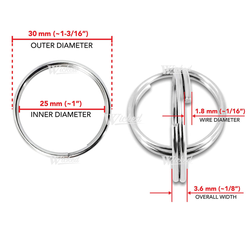 [Australia - AusPower] - WICKED 316 Stainless Steel Swivel Eye Trigger Snap Hook - Set of 2 Each (2 5/8”) 2 5/8” 