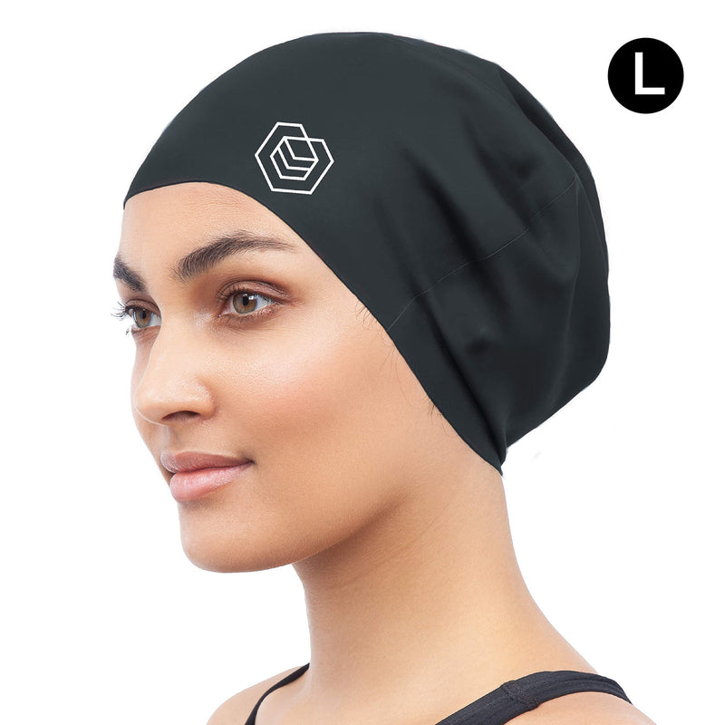 [Australia - AusPower] - SOUL CAP XL – Extra Large Swimming Cap - Designed for Long Hair, Dreadlocks, Weaves, Hair Extensions, Braids, Curls & Afros - Women & Men - Premium Silicone 