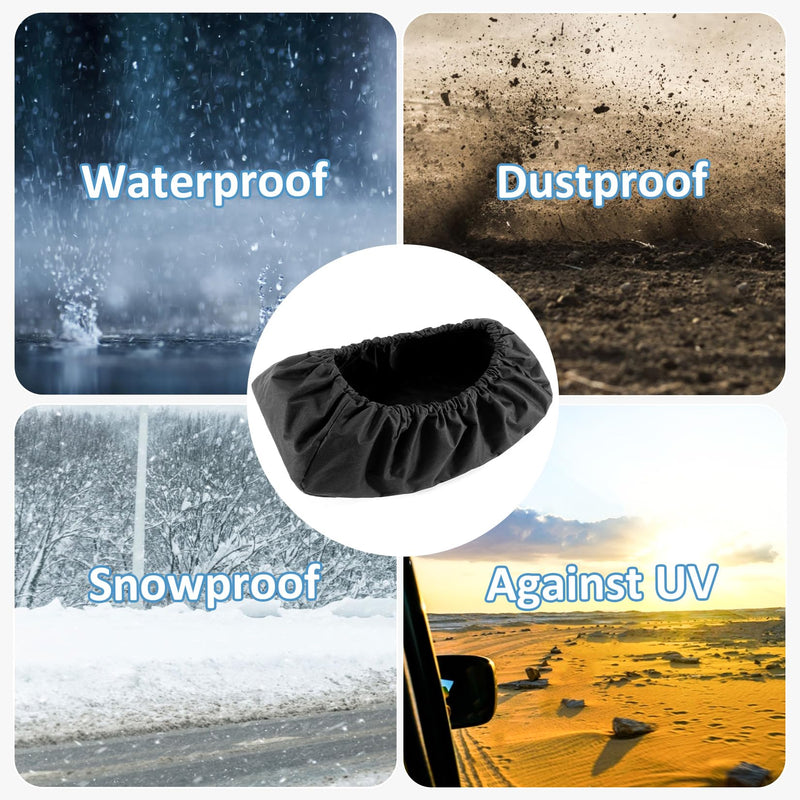 [Australia - AusPower] - 1 PCS Winch Cover - MAQIHAN Waterproof Dust-Proof Uv-Resistant Winch Protection Cover Heavy Duty Winch Cover Perfect For 8500-12000 Lbs Electric Winch Indoor & Ourdoor (21.5â€ X 9.5â€ X 7.5â€)Black WRM-Winch Cover01 