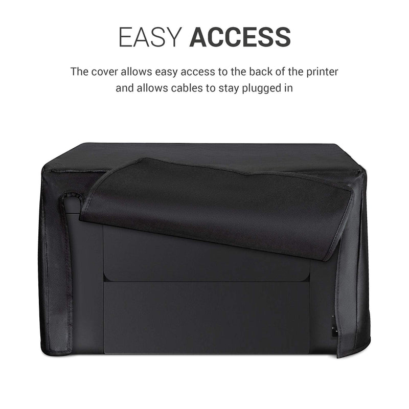[Australia - AusPower] - kwmobile Cover Compatible with Epson Workforce Pro WF-3725DWF / 4725DWF - Dust Cover Printer Protector - Black 