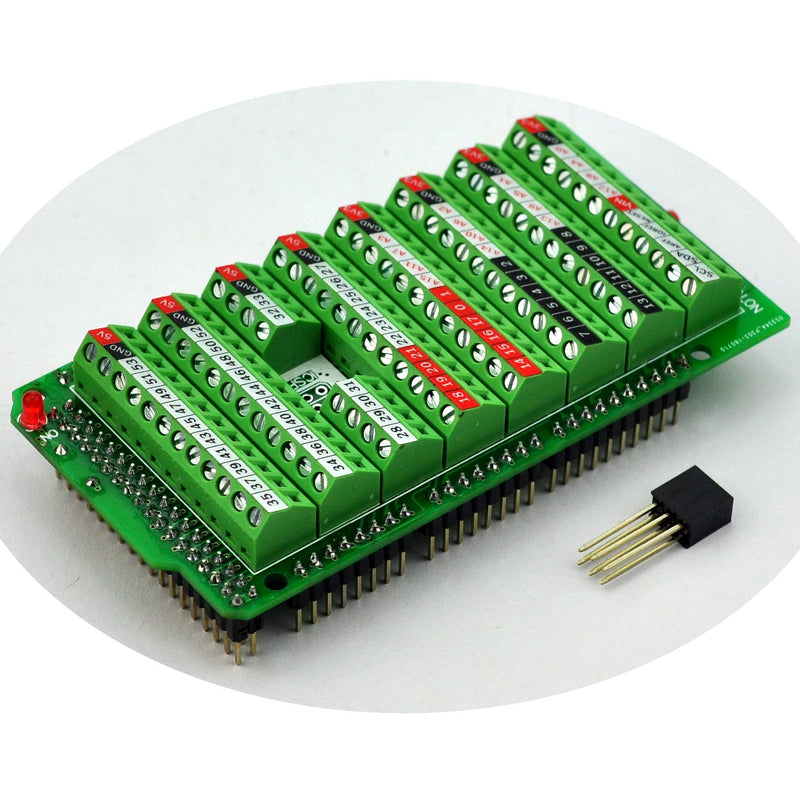 [Australia - AusPower] - Electronics-Salon Screw Terminal Block Breakout Module, for Arduino MEGA-2560 R3. 