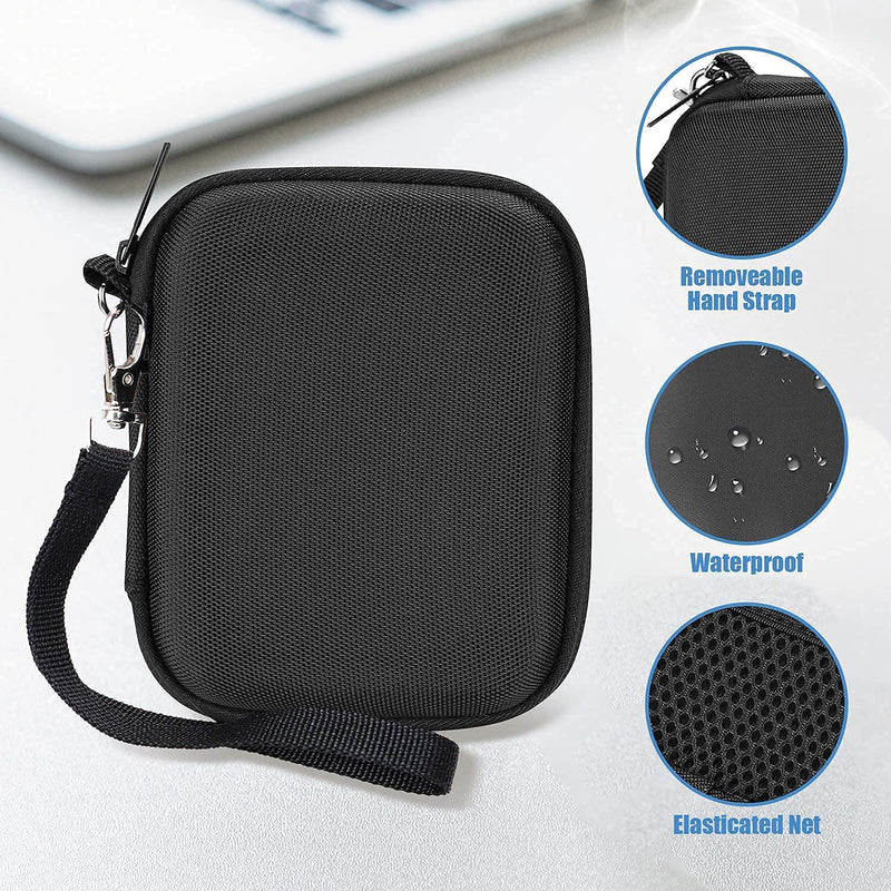 [Australia - AusPower] - ProCase Portable Hard Drive Case Bundle with ProCase Samsung T7/ T7 Touch Portable SSD Hard Carrying Case and 2 Cable Ties 