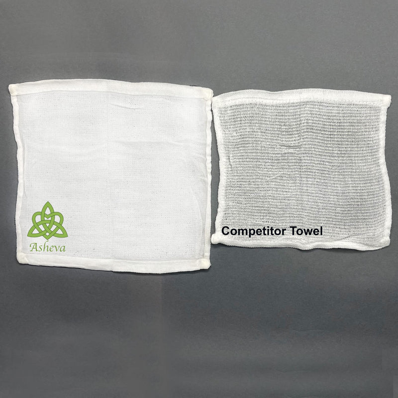 [Australia - AusPower] - Asheva - 8" x 9" Individually Wrapped Moist Cotton Hot/Cold Refreshment Towel (Lavender, 10 Pack) 
