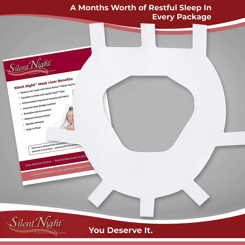 [Australia - AusPower] - Silent Night CPAP Mask Liners for FitLife Mask (Large/XL) 