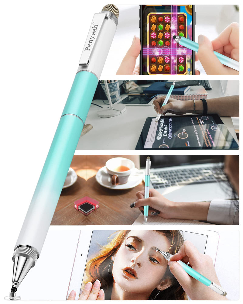 [Australia - AusPower] - Penyeah Capacitive Stylus Pen (4 in 1),Universal Touch Screens Stylus Pen for iPad/Pro/iPhone/Android Phone/Samsung/Fire/Tablets and All Capacitive Touch Screens-Dream Blue Dream Blue 