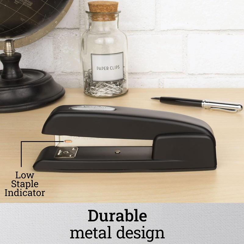 [Australia - AusPower] - Swingline Stapler, 747 Iconic Desktop Stapler, 25 Sheet Capacity, Desk, Office, Black (74732) Pack of 1 