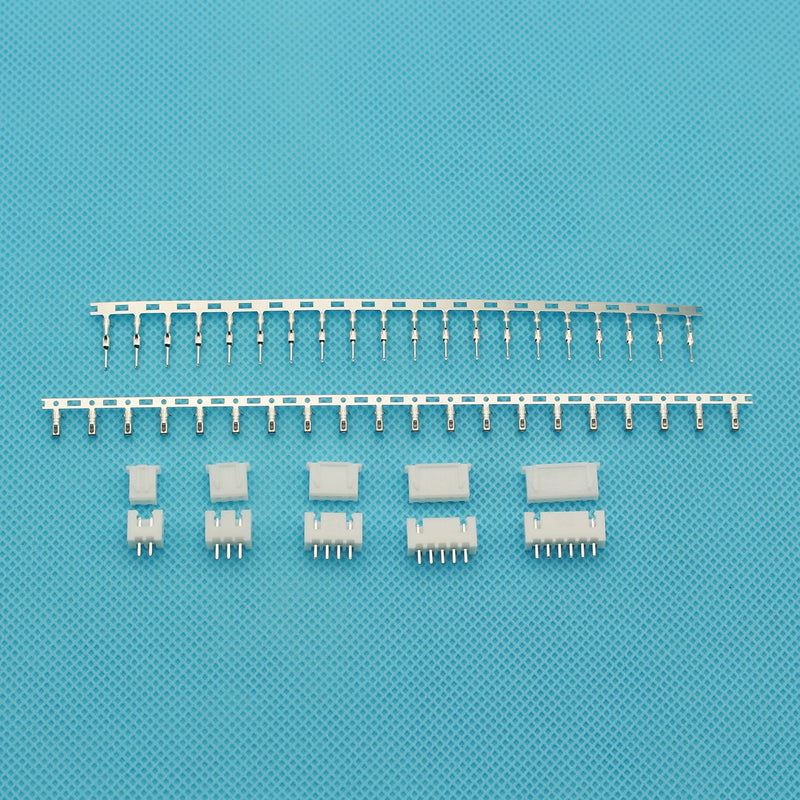 [Australia - AusPower] - Didamx 560Pcs 2.54mm JST-XHP 2/3 / 4/5 / 6 Pin housing and Male/Female Pin Head Connector Adapter Plug Set 