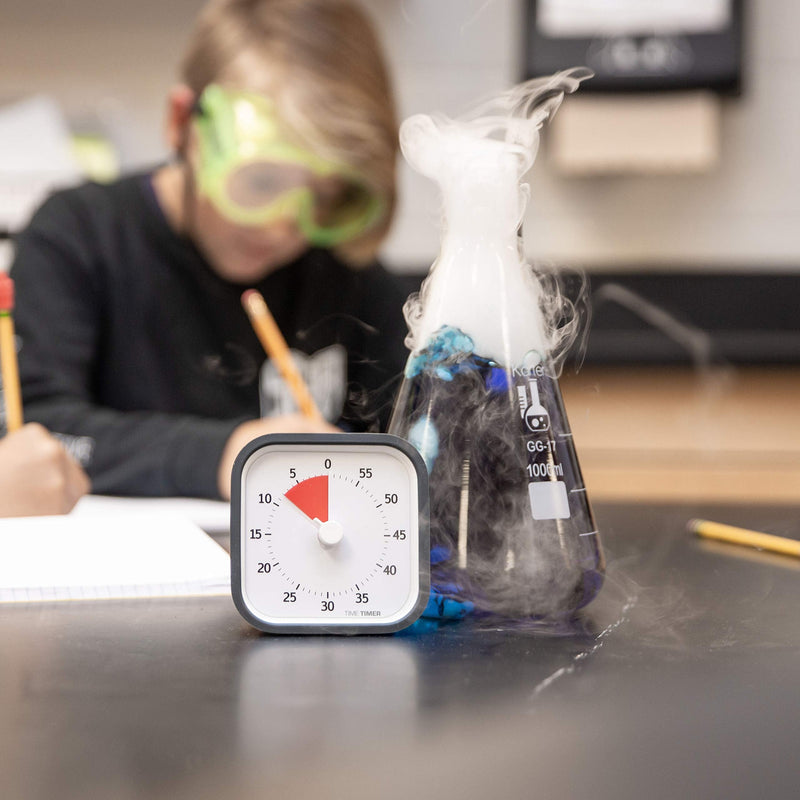 [Australia - AusPower] - TIME TIMER MOD (Charcoal), A Visual Countdown 60 Minute Timer for Classrooms, Meetings, Kids and Adults Office and Homeschooling Tool with Silent Operation and Interchangeable Silicone Cover MOD Timer Charcoal Gray 