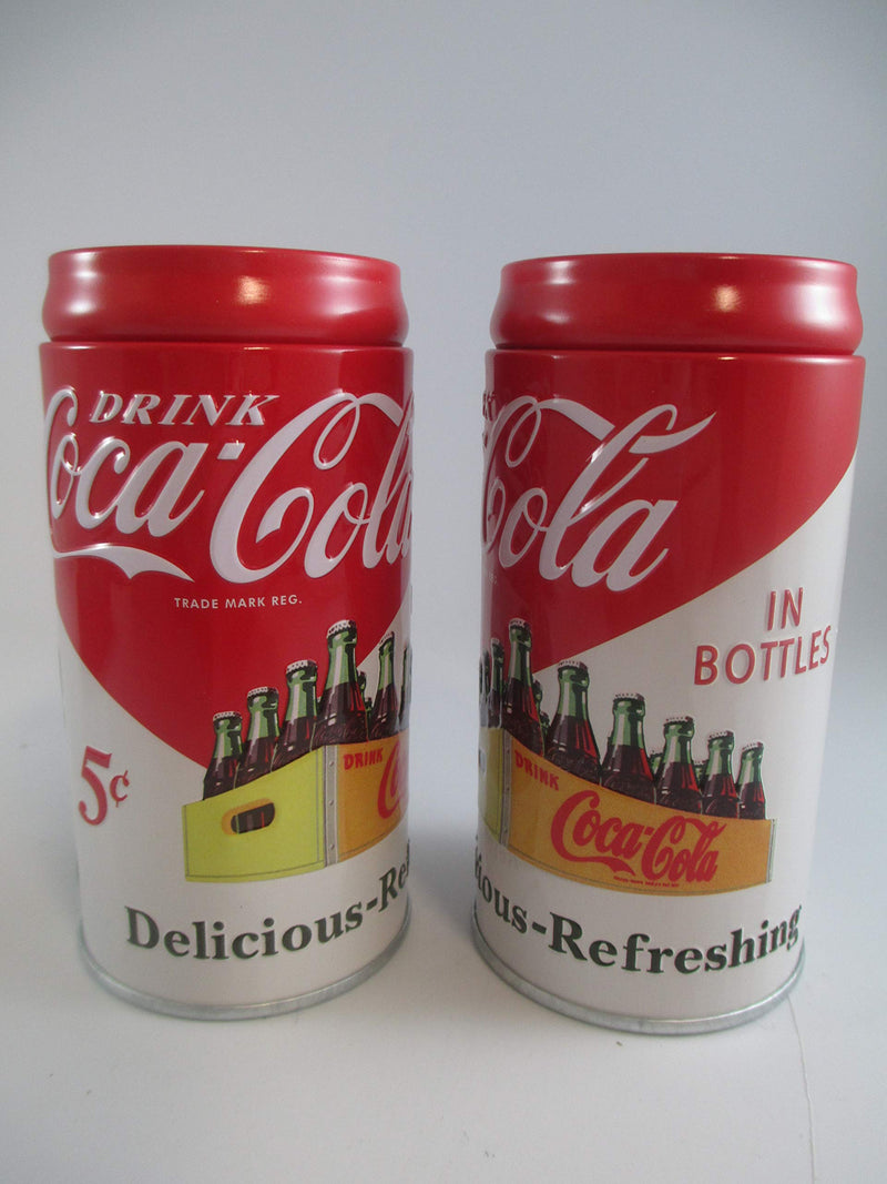 [Australia - AusPower] - Coca Cola Salt & Pepper Metal in Caddy 
