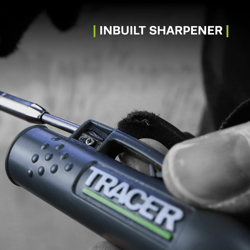 [Australia - AusPower] - TRACER Marking Kit - Deep Hole Pencil, ALH1 Lead set and 2 Clog Free Markers with Holsters. Construction pencil & Marker set 