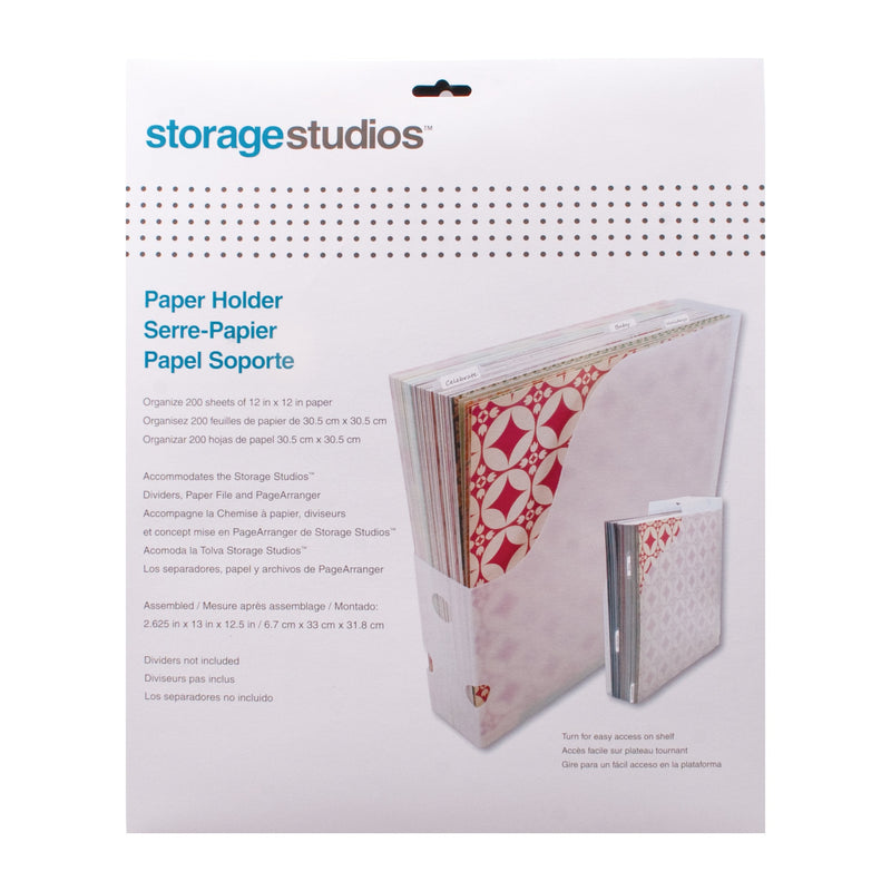 [Australia - AusPower] - Paper Holder 12.5"X13"X2.625" Clear 1 