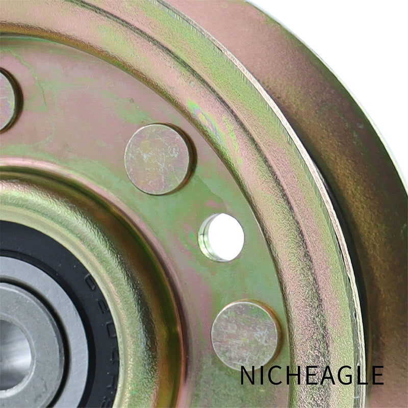 [Australia - AusPower] - NICHEFLAG 173901 Flat Idler Pulley for Husqvarna YTH180 GTH200 GTH205 YTH1746 Decks Replaces 156493 532156493 532173901 78-053 (1) 