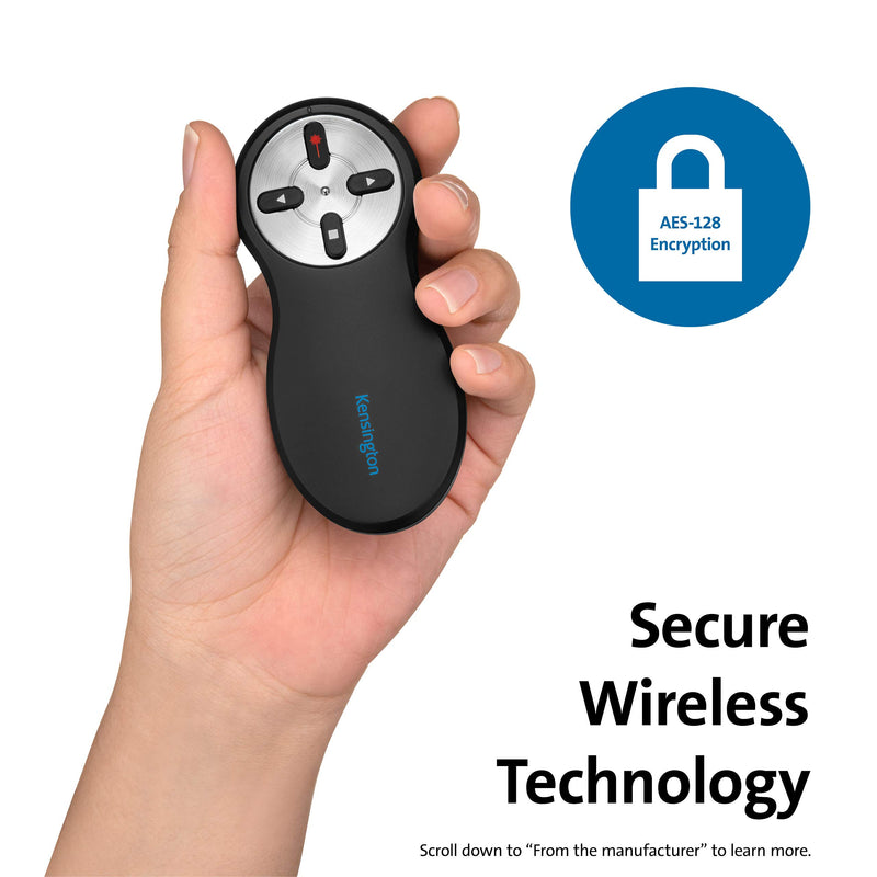 [Australia - AusPower] - Kensington Wireless Presenter with Red Laser Pointer - New Model (K33272WW) Red Pointer - new version 
