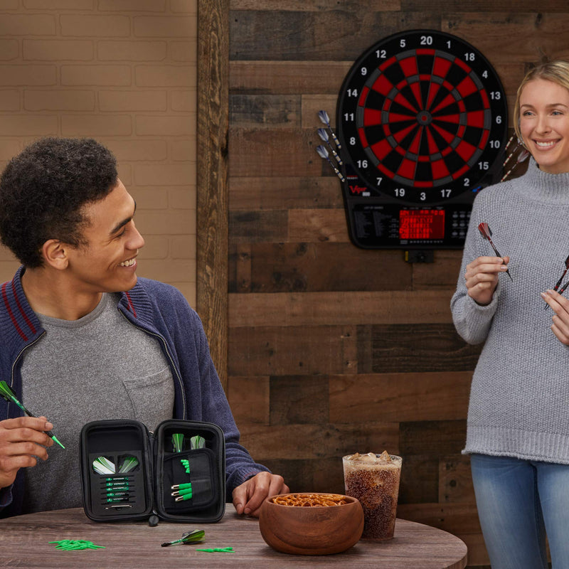 [Australia - AusPower] - Casemaster Sport Dart Case, Hold One Set of Darts and Features Built-in Storage for Flights, Tips and Shafts Black 