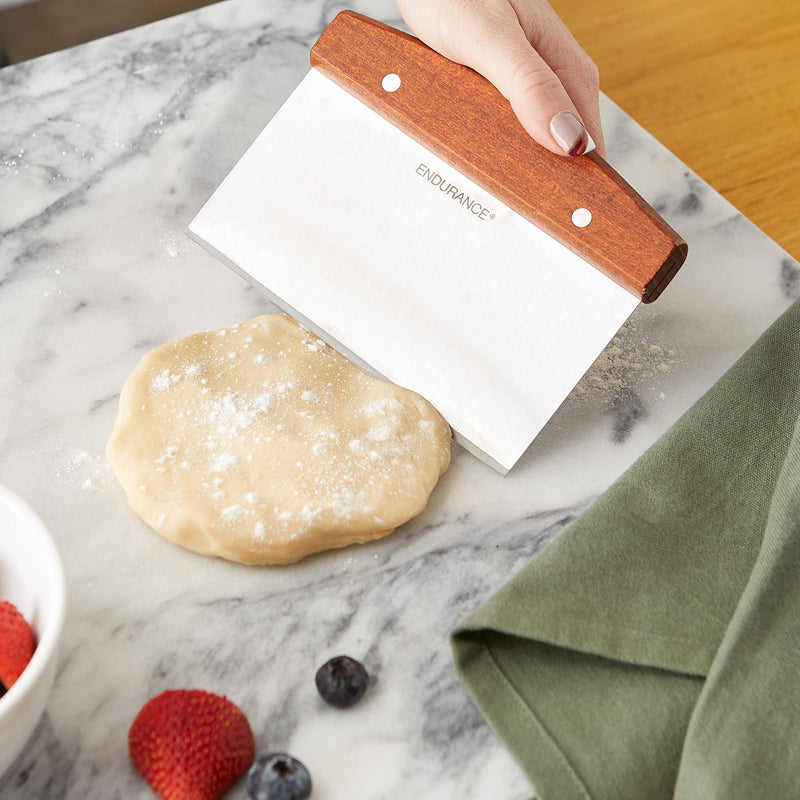 [Australia - AusPower] - RSVP International Endurance Kitchen Collection Baking Accessories, Bench Scraper, Pastry Blender 