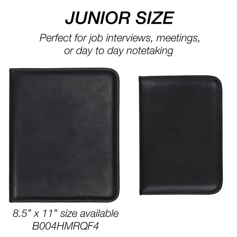 [Australia - AusPower] - Samsill 70811 Professional Junior Padfolio/Business Portfolio, Black, 8.5" x 11" 