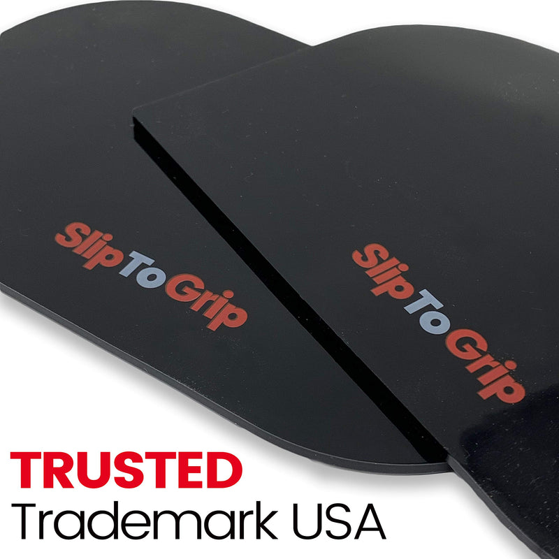 [Australia - AusPower] - SlipToGrip Premium Cell Pads 6 Pack. Sticky Anti-Slip Gel Pads - Holds Cell Phones, Sunglasses, Coins. Made for Vehicles Such as Cars, Boats, Golf Carts and Others! Pack of 6 6 Pcs Dark Black 