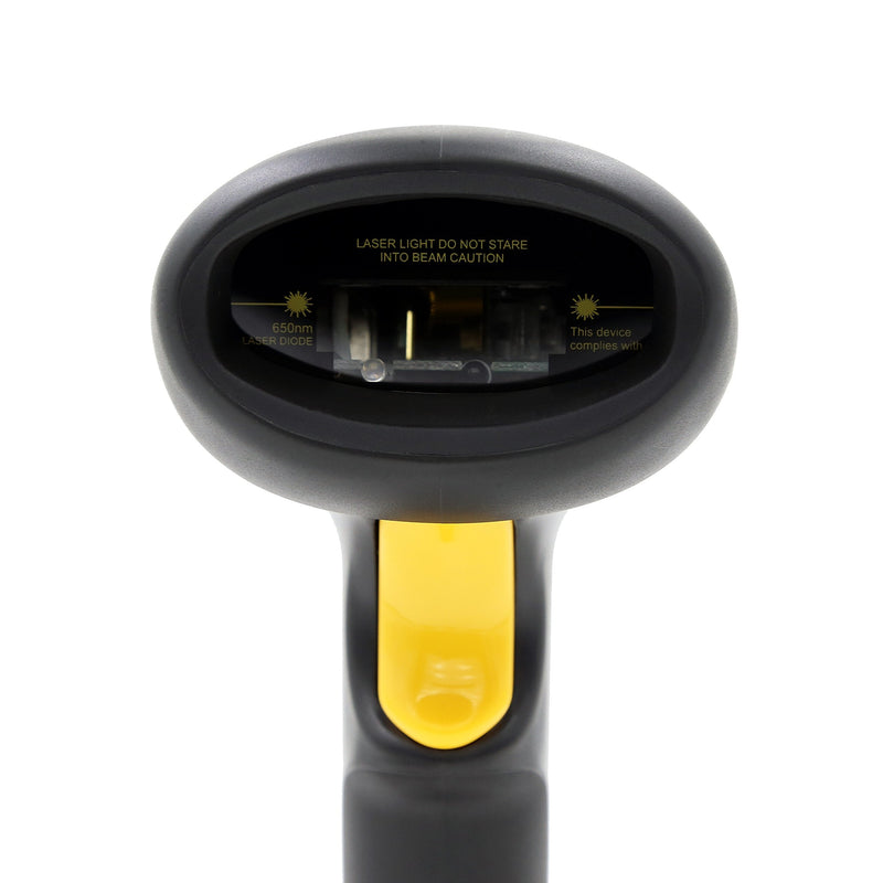 [Australia - AusPower] - TEEMI Wireless Barcode Scanner with Optional Stand Handheld Automatic 1D Laser Rechargeable Bar Code Reader for Windows PC Mac OS Linux Plug and Play (No Stand) No stand 