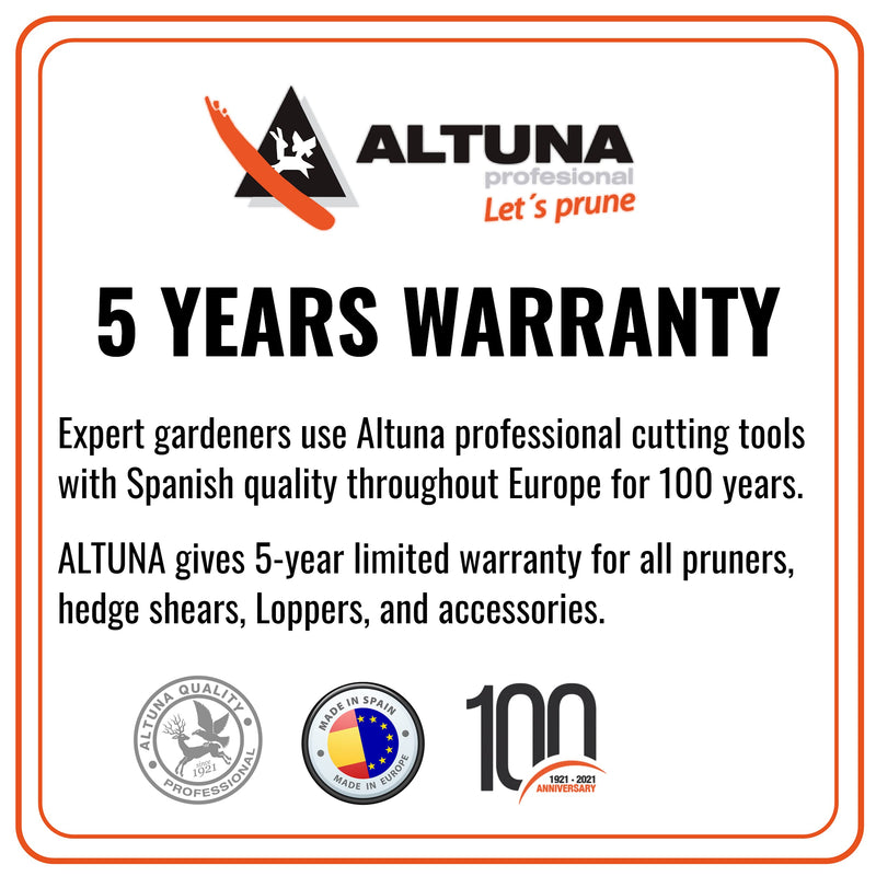 [Australia - AusPower] - Altuna Pocket Blade Sharpener for Garden Tools with Tungsten Carbide Blade - Universal Tool Sharpener for Pruning Shears, Hedge Scissors, Clippers, Pocket Knives, and More 