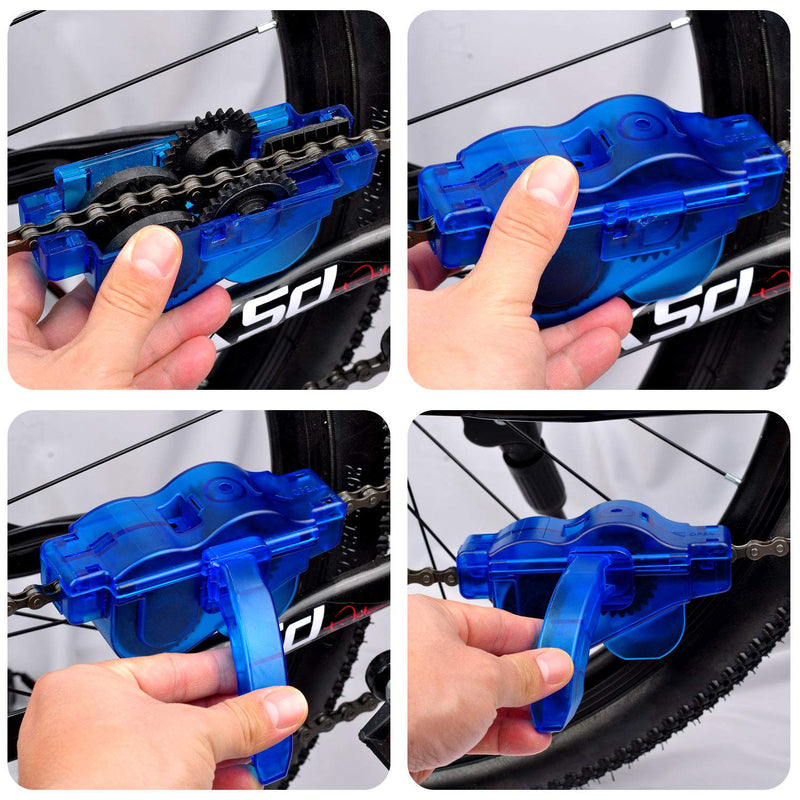 [Australia - AusPower] - BOBILIFE Bike Chain Cleaning Kit - Bicycle & Motorcycle Gear Chain Cleaner Brush Tools 