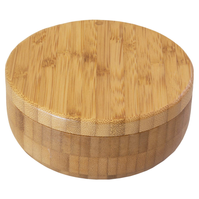 [Australia - AusPower] - Totally Bamboo Salt Keeper Duet Salt and Pepper Bowl, Salt Cellar and Storage Box with Two Compartments, Magnetic Swivel Lid 