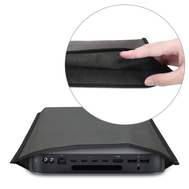 [Australia - AusPower] - kwmobile Cover Compatible with Apple Mac Mini - Protective Mini PC Cover - Dark Grey 