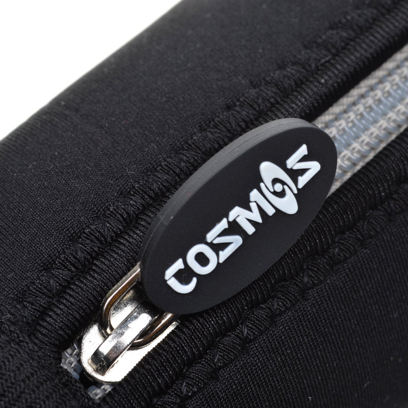 [Australia - AusPower] - Cosmos Black Color Neoprene Stylus Pen Case Holder Pencil Bag Pouch Gray Zipper 
