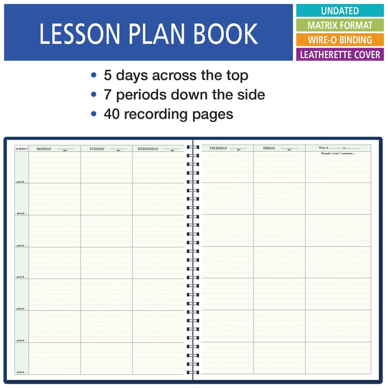 [Australia - AusPower] - 7 Period Teacher Lesson Plan; Days Horizontally Across The Top (W101) 