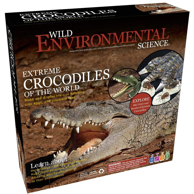 [Australia - AusPower] - WILD ENVIRONMENTAL SCIENCE Extreme Crocodiles of the World - For Ages 6+ - Create and Customize Models and Dioramas - Study the Most Extreme Animals 