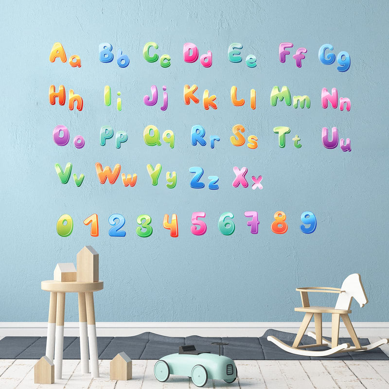 [Australia - AusPower] - 134 Pieces 5 Inch Letters Combo Set, Chalkboard Classroom Letters, Cutout Letter Number for Bulletin Board Display Home School Classroom Decor (Fresh Style) Fresh Style 
