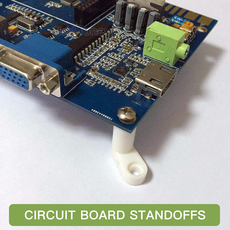 [Australia - AusPower] - 50 PCS Circuit Board Plastic Standoffs Mounting Hardware,Motherboard Standoffs Foot Offs and Screws 