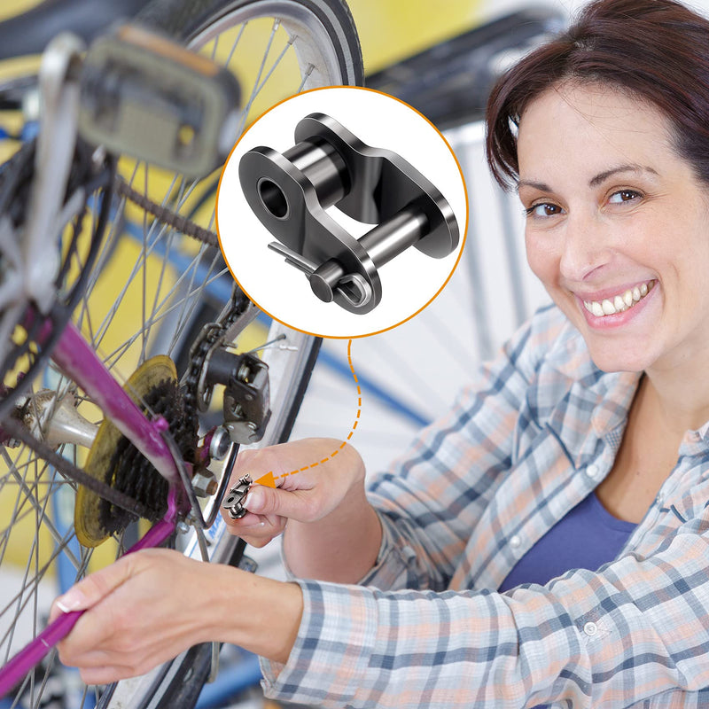 [Australia - AusPower] - OIIKI Roller Chain Offset Link #40, 8-Pack 