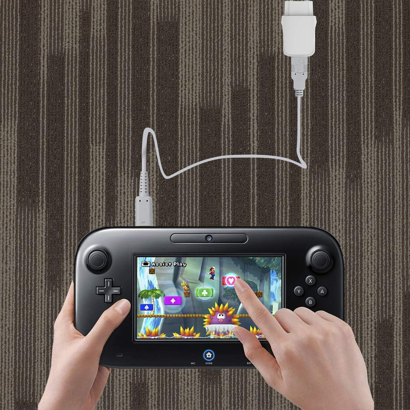[Australia - AusPower] - YOUSHARES Wii U Gamepad - Interchangable Power Charging Adapter, Power Supply Cord AC Adapter & Cable for Nintendo WiiU Gamepad (USB Charging Cable) USB Charging Cable 