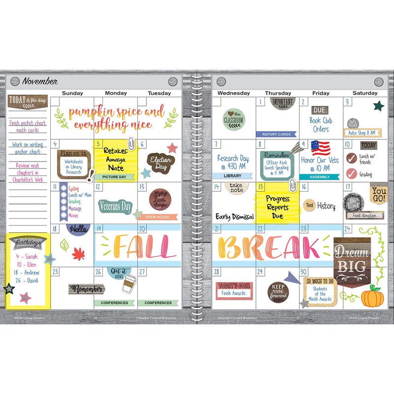 [Australia - AusPower] - Teacher Created Resources Home Sweet Classroom Lesson Planner (TCR8294) 