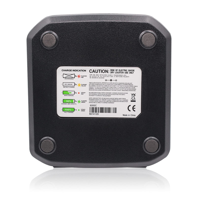 [Australia - AusPower] - Replace NTN9858 NTN8923 NTN7144 Battery Charger with Belt Clip for Motorola XTS2500 XTS3000 XTS5000 MT2000 MTS2000 HT1000 GP900 GP1200 PR1500 Radio ( NO-IMPRES) 