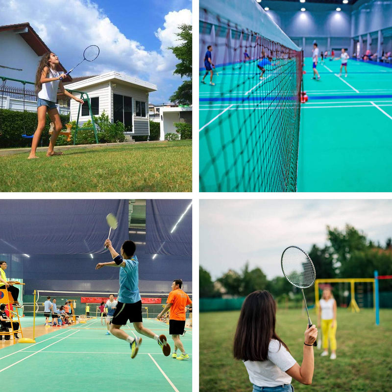 [Australia - AusPower] - Glodwheat Badminton Net Sports Outdoor Indoor Fitness Badminton Pickleball Replacement Net for Backyard Beach Garden Schoolyard (20 FT x 2.5 FT) 