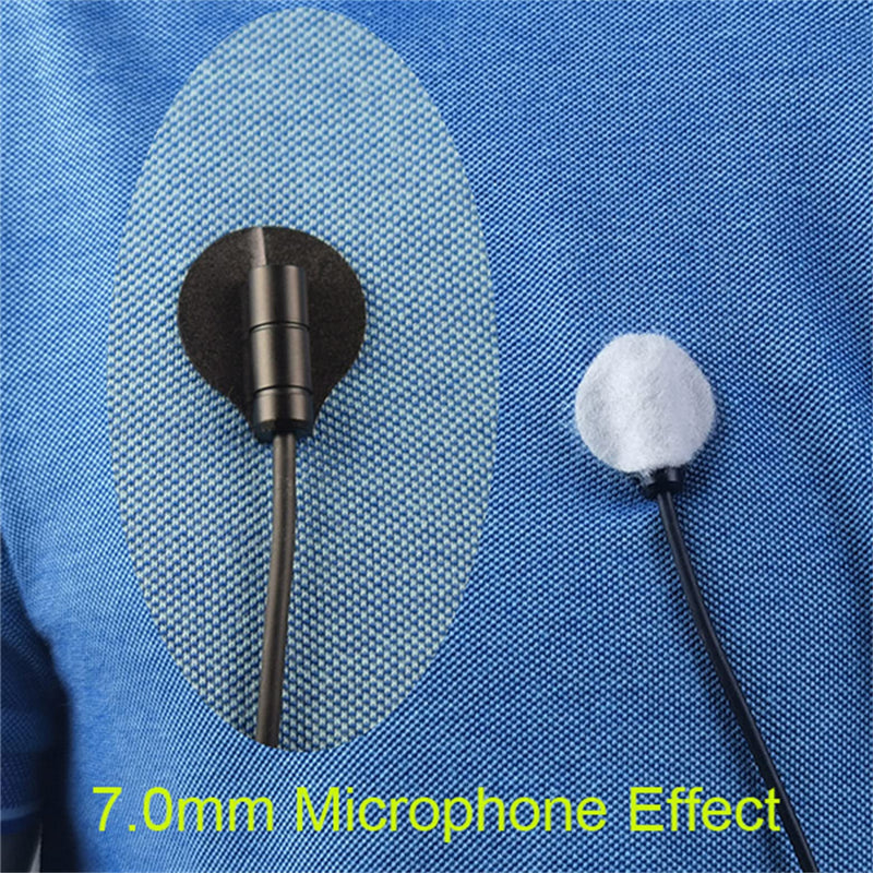 [Australia - AusPower] - Kicada Sticky Circles, No-Residue Mini Windshield Undercovers for Hiding Lavalier Lapel Microphones On Clothes to Reduce Wind Noise, Pack of 40 Sticker, 20 Fabric Circle of Each Black and White 