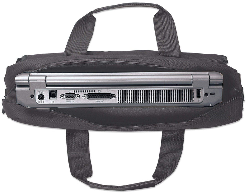 [Australia - AusPower] - Manhattan 15.6-Inch Notebook Briefcase, Black (438889) 